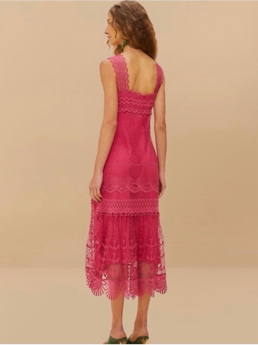 Farm Rio Pink Nautical Guipure Maxi
Dress - Picture 2 of 7